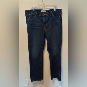 Levi’s straight leg mid rise jeans plus size denim casual classic minimalist